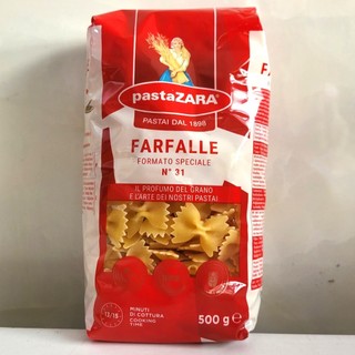 Gói 500g / số 31 - nui nơ ý pasta zara farfalle pasta
