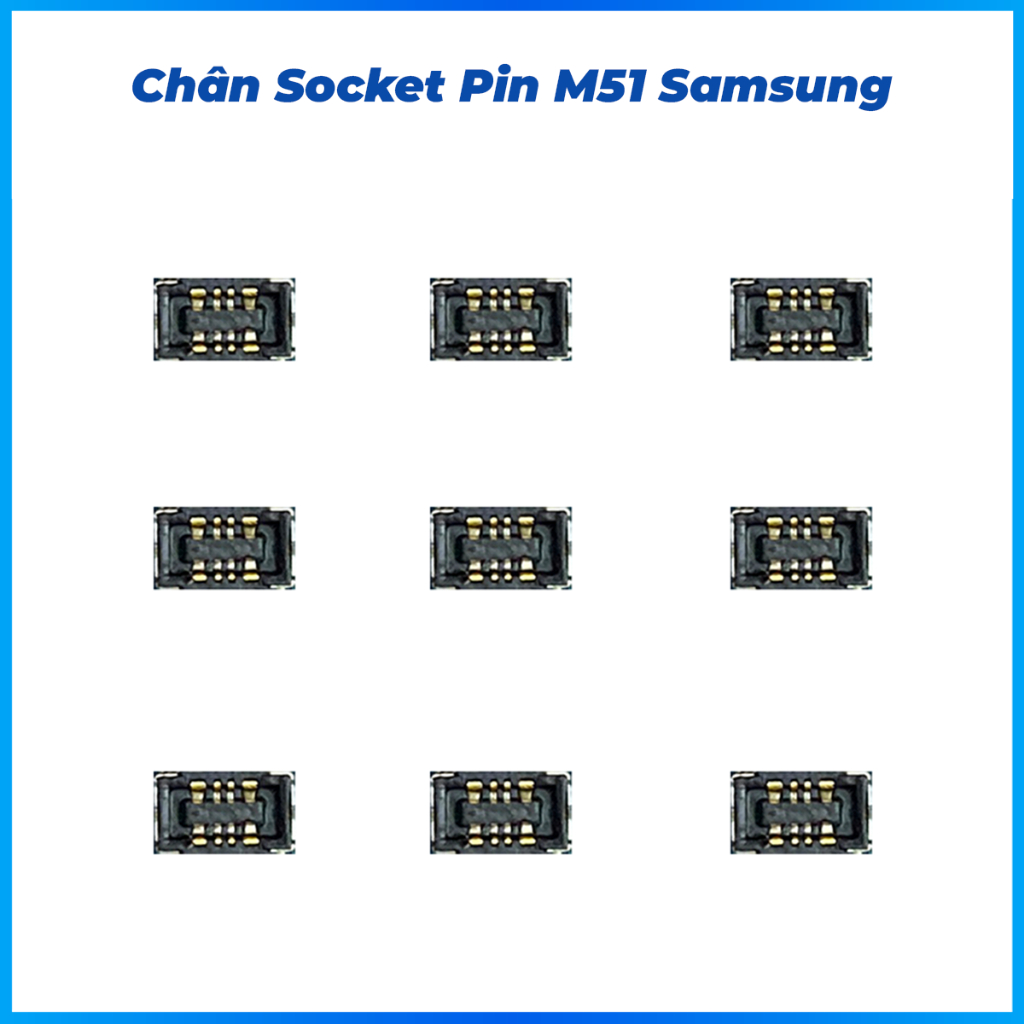 Chân socket pin trên main M51 samsung