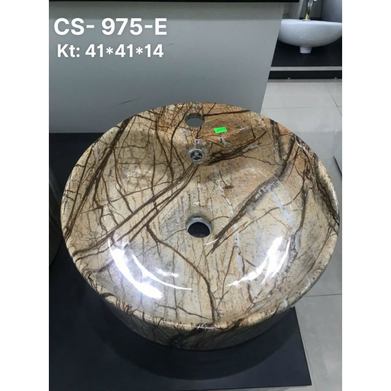 Chậu lavabo vân đá dương bàn
