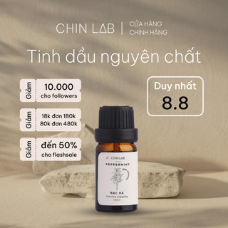 Chin lab - tinh dầu nguyên chất đơn hương 10ml - essential oil