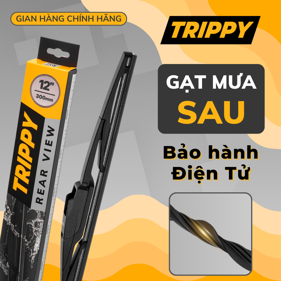 Gạt mưa sau TRIPPY - Gạt mưa Kính sau Kính hậu Chính hãng TRIPPY Gạt sạch Gạt êm Không để lại vệt