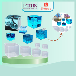 Khuôn Silicon Khối Vuông Các Cỡ Làm Handmade