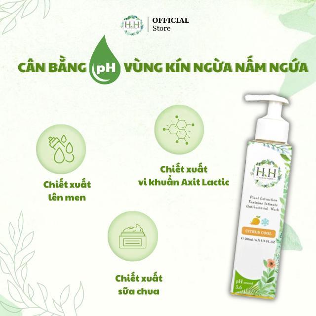 【Bộ sản phẩm chăm sóc vùng kín Phụ nữ 】Dung Dịch Vệ Sinh HH + Kem dưỡng hồng và se khít vùng kín HH + Xịt Phụ Khoa HH