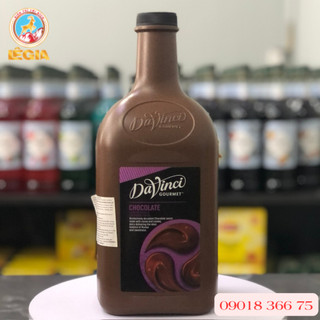 SỐT DAVINCI SOCOLA ĐEN - BÌNH 2 LÍT - CHOCOLATE SAUCE DAVINCI GOURMET