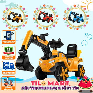 Xe cẩu điện cho bé TILO KIDS TLK-7399 có đèn nhạc, cần điều khiển tay xúc bằng điện