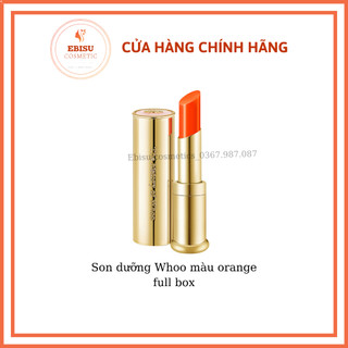 FULL HỘP son dưỡng whoo màu đẹp _orange (như hình)