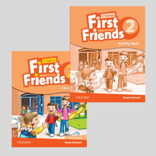 Sách - Giáo trình first friend 2nd edition level 1, 2 - bộ gồm 2 quyển - có file nghe