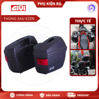 Cặp Thùng Hông Givi E22N Gắn Xe Máy Và Moto - Hàng Chính Hãng - Bảo Hành 24 Tháng