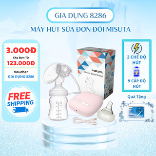 💕 máy hút sữa điện đơn,đôi misuta có chế độ massage kích tiết sữa bảo hành 12 tháng