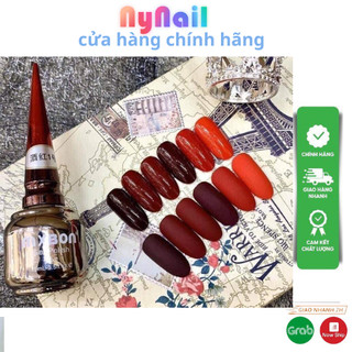 sơn gel mxbon [lẻ chai1-6]  đỏ chai 15ml