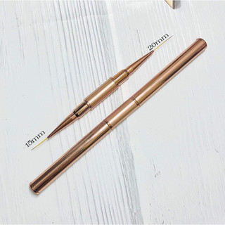 Cọ nét 2 đầu 15mm và 25mm, cọ râu hai đầu, cọ nét nail