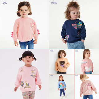 BST áo bé gái thu đông nỉ da cá mềm mịn hoạ tiết dễ thương Little maven cho bé từ 2-7 tuổi