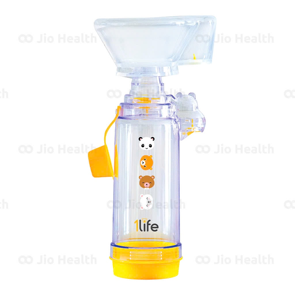 Buồng đệm Thông minh & Mặt nạ 1Life Smart Spacer for Aerosol dành cho bé hộp 1 cái