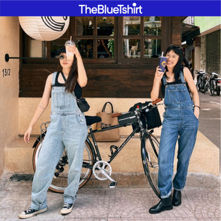 TheBlueTshirt - Quần Yếm Jeans Nữ Màu Xanh Đậm - The Original Denim Overalls