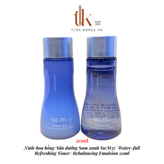 Nước Hoa Hồng Và Sữa Dưỡng Sum Xanh-Water-Full Rebalancing Emulsion/Toner 20ml
