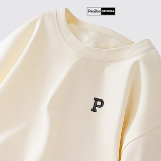 Áo Thun THÊU, Áo Phông Thêu Chữ BST13 By PEABOO Chất Cotton Thoáng Mát Form Rộng Tay Lỡ Cho Nam Nữ Phong Cách Unisex