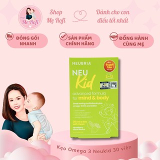 Kẹo omega 3 Neukid Anh Quốc Omega DHA thêm vitamin - 30 viên