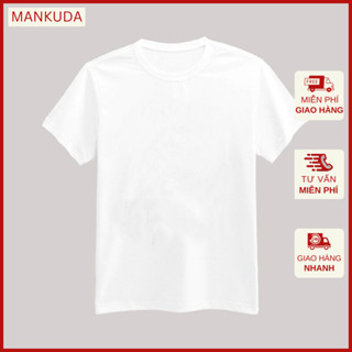 Áo phông nam LEDATEX chất liệu cotton 100% thông thoáng, áo lót nam màu trắng cao cấp thấm hút mồ hôi cao