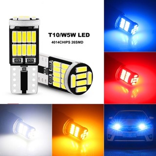 Bóng đèn led t10 24led 26led w5w 26smd dùng nguồn 12v