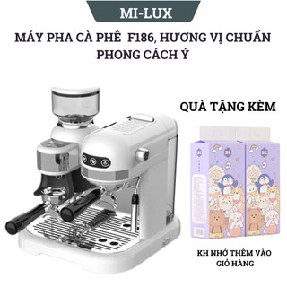 Máy Pha Cà Phê Xiaomi Mi-Lux F186, Hương Vị Chuẩn Phong Cách Ý, Hàng chính hãng, Bảo hành 12 tháng