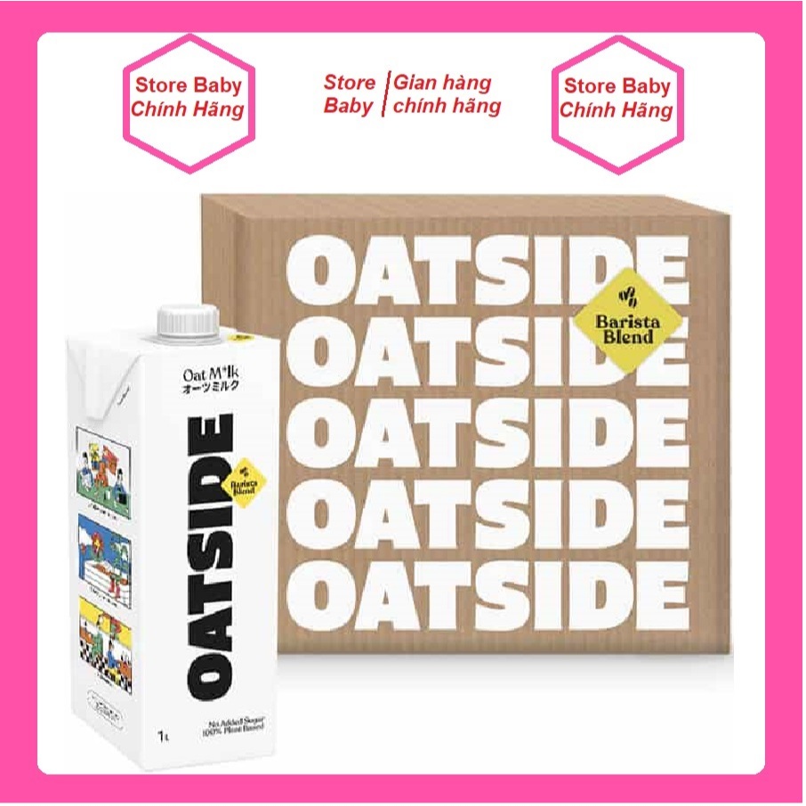 THÙNG 6 LÍT Sữa Yến Mạch OATSIDE Barista Oat Milk