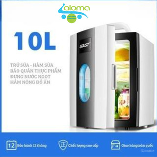 Tủ lạnh mini 10 lít SAST ST10L 2 chế độ làm lạnh hâm nóng cho gia đình và trên ô tô
