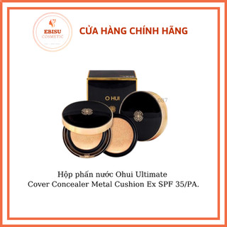 Hộp phấn nước Ohui Ultimate Cover Concealer Metal Cushion Ex SPF 35/PA.