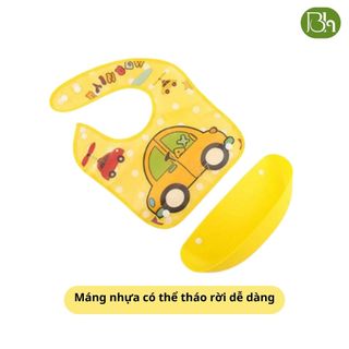 Yếm chống thấm có máng cứng cho bé