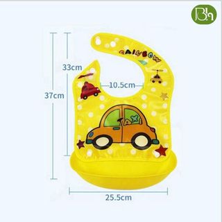 Yếm chống thấm có máng cứng cho bé