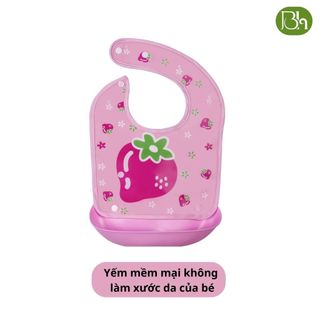 Yếm chống thấm có máng cứng cho bé