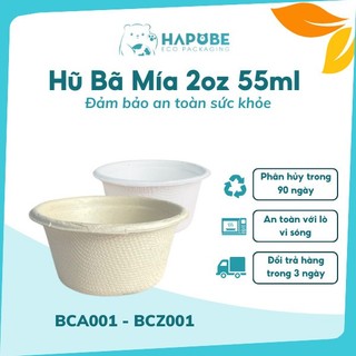 100 hũ bã mía 2oz không gồm nắp