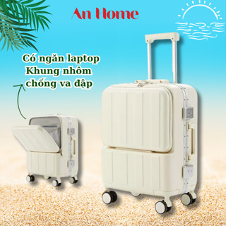 Vali du lịch Vali kéo 20 inch 24 inch có ngăn laptop cổng sạc USB PVL23-10 An Home Pehouse