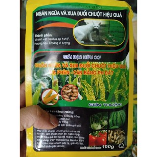 Phân bón Vi sinh - Ngăn ngừa xua đuổi chuột - Hạ phèn cân bằng PH, phục hồi chai hóa đất,  sốp đất