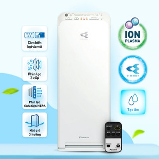 Máy lọc không khí tạo ẩm daikin mck55tvm6 - diện tích sử dụng 41m2