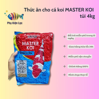 Thức ăn cho cá koi MASTER KOI túi 4kg