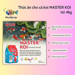 Thức ăn cho cá koi MASTER KOI túi 4kg