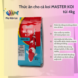 Thức ăn cho cá koi master koi túi 4kg