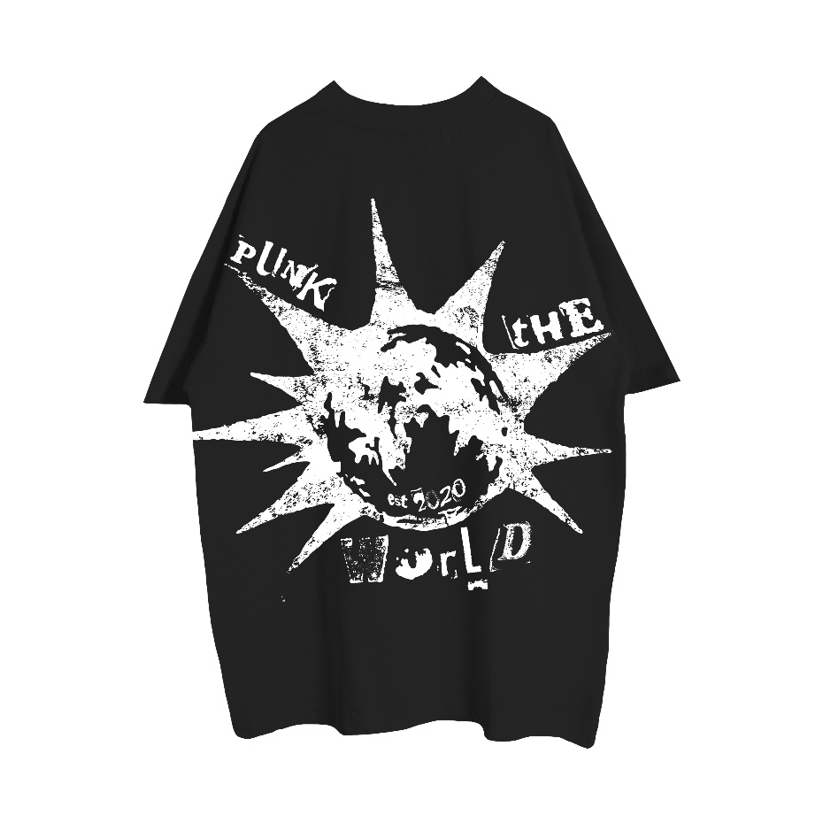 Áo thun Ridiculous - PUNK WORLD, vải thun 2 chiều 99% cotton 250g