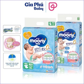 MOONY TÃ DÁN/QUẦN MOONY NHẬT ĐỦ SIZE NB90/ S84/ M64/ L54/ XL44/ M58/ L44/ XL38/ XXL26 Chính Hãng