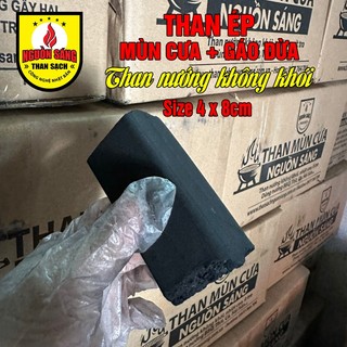 Than ép mùn cưa (thùng10kg) than nướng không khói