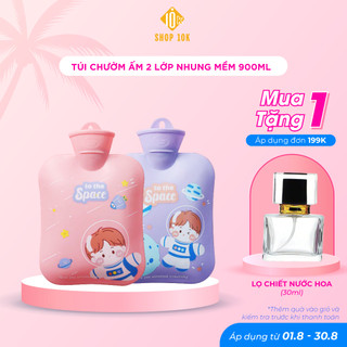 Túi chườm nóng lạnh SHOP10K giảm đau bụng kinh, túi chườm giữ ấm hạ sốt 900ml - SP004093