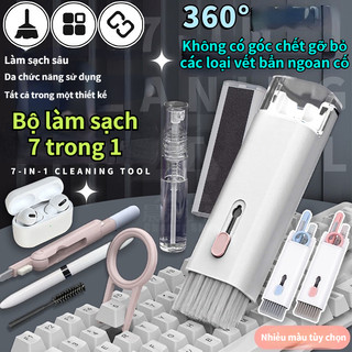 Bộ Dụng Cụ Vệ Sinh 7in1 Đa Năng Laptop - Bàn phím - Tai nghe Airpods đa năng nhỏ gọn - UHouse