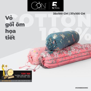 [Nhiều mẫu] Vỏ Gối Ôm Gòn Bedding Cotton 100% Hàn Quốc Họa Tiết Hoạt Hình 37x105 cm