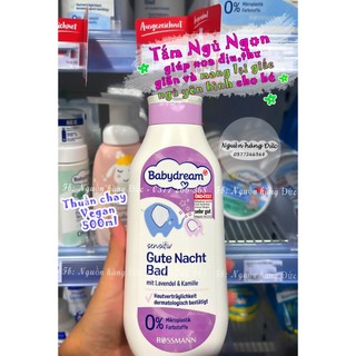 [Mới nhất] Sữa tắm ngủ ngon thuần chay BabyDream Nội địa Đức Giúp bé ngủ ngon - Nguồn Hàng Đức