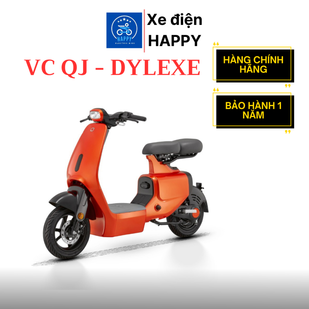 Xe đạp điện VC QJ - Dylexe, siêu hot, tặng yên sau, hiện đại, cá tính, trẻ trung