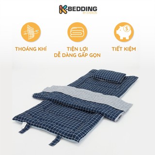 Bộ tấm trải ngủ văn phòng, du lịch tiện ích K-Bedding by Everon 80x195cm (giao màu ngẫu nhiên)