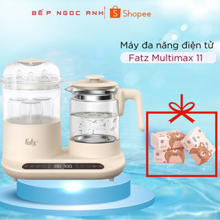 Máy tiệt trùng đa năng fatz multimax 11, sấy khô/hâm sữa/hấp/hầm cháo chậm/đun & hâm nước