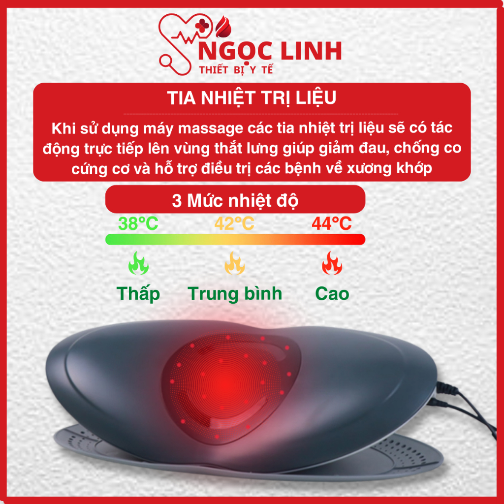 Máy Massage Thắt Lưng Hồng Ngoại ST-1201C [BẢO HÀNH 24 THÁNG] Giảm Đau Thắt Lưng, Hỗ Trợ Điều Trị Thoát Vị Đĩa Đệm...