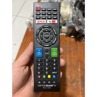 ĐIỀU KHIỂN TIVI SHARP RM-1346-Vào được tất cả các loại tivi sharp thường và sharp mạng-Bh 3 tháng lỗi đổi mới