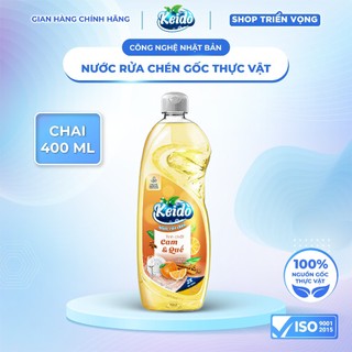 Nước rửa chén bát keido chiết xuất thiên nhiên chai 400ml